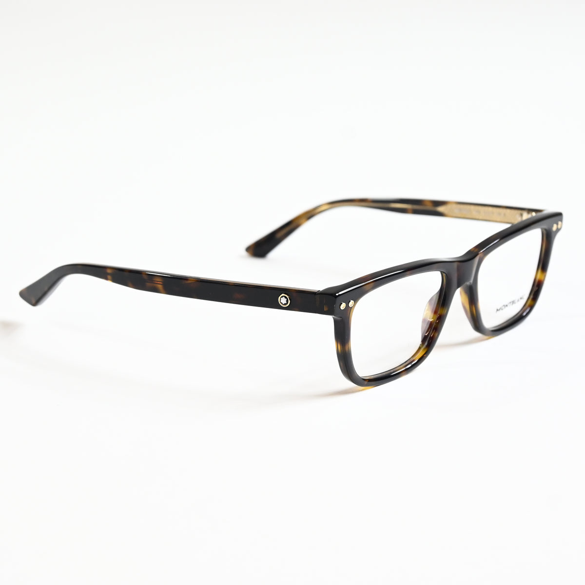 Montblanc MB0322O 002 Mens Authentic Eyeglasses Havana, 51mm - New