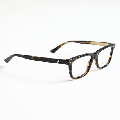 Montblanc MB0322O 002 Mens Authentic Eyeglasses Havana, 51mm - New