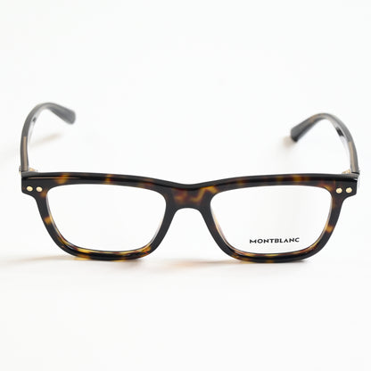 Montblanc MB0322O 002 Mens Authentic Eyeglasses Havana, 51mm - New