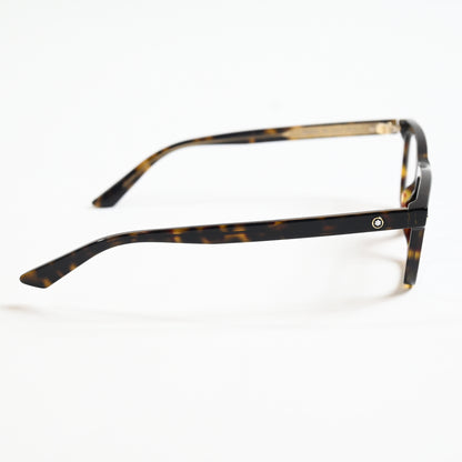 Montblanc MB0322O 002 Mens Authentic Eyeglasses Havana, 51mm - New