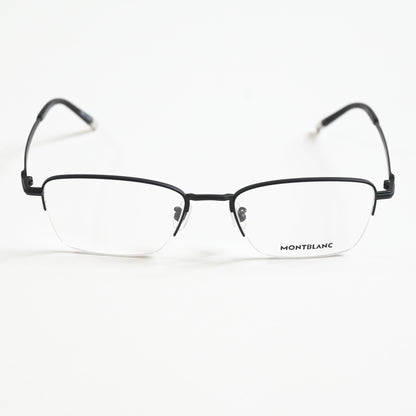 Montblanc MB0133O 001 Mens Authentic Eyeglasses Black, 54mm - New