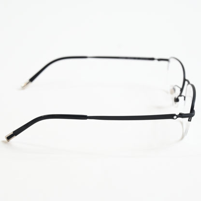 Montblanc MB0133O 001 Mens Authentic Eyeglasses Black, 54mm - New