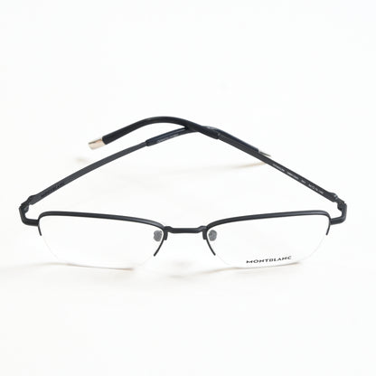 Montblanc MB0133O 001 Mens Authentic Eyeglasses Black, 54mm - New