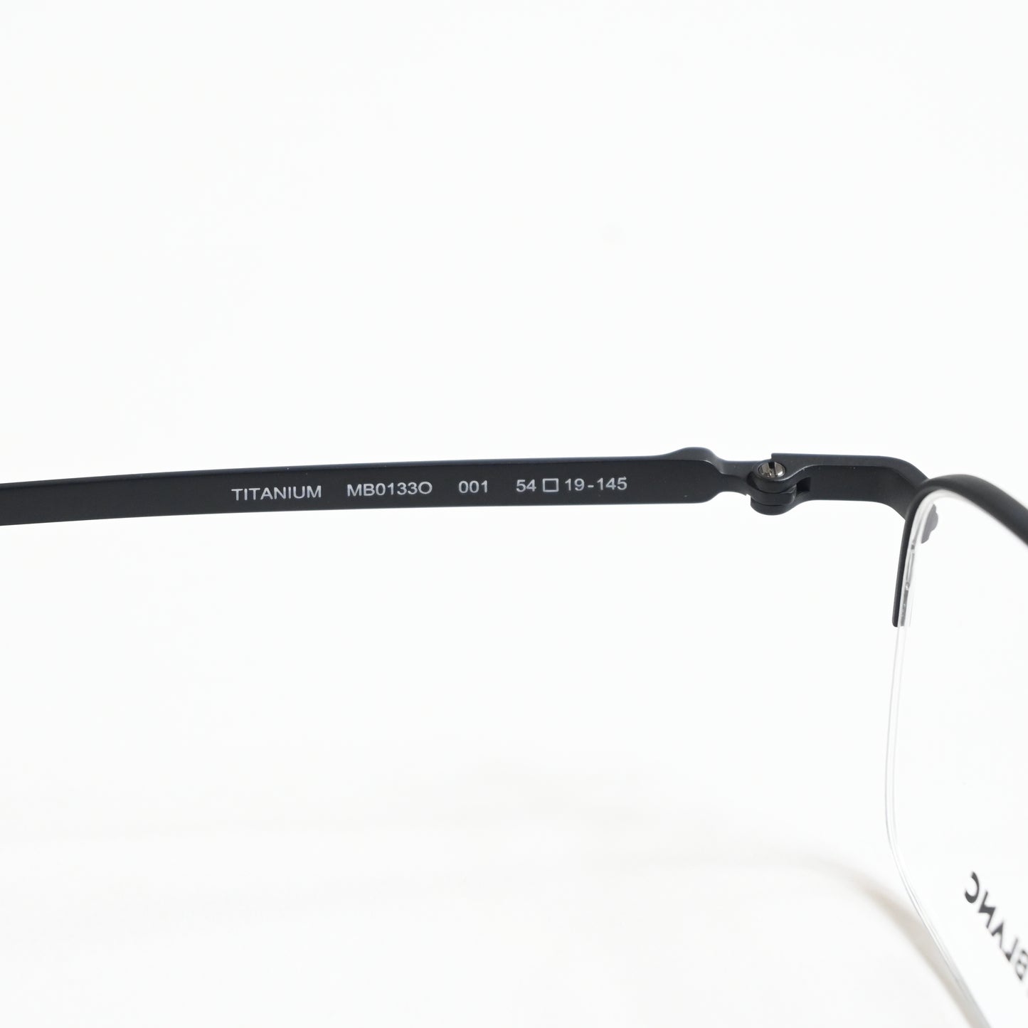 Montblanc MB0133O 001 Mens Authentic Eyeglasses Black, 54mm - New