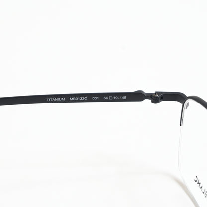 Montblanc MB0133O 001 Mens Authentic Eyeglasses Black, 54mm - New