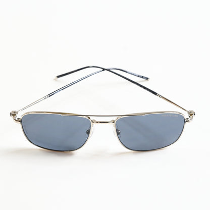 Montblanc MB0127S 001 Mens Authentic Sunglasses Silver/Gray, 56mm - New