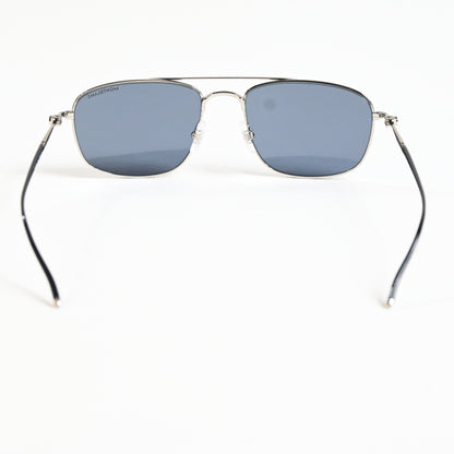 Montblanc MB0127S 001 Mens Authentic Sunglasses Silver/Gray, 56mm - New