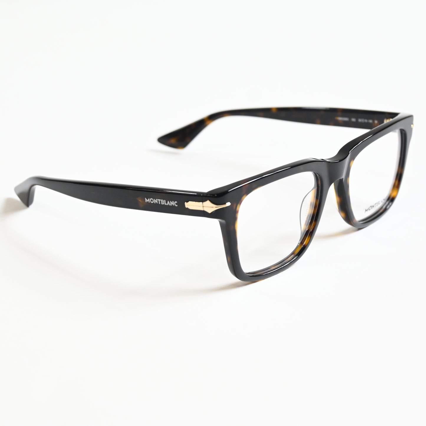 Montblanc MB0266O 002 Mens Authentic Eyeglasses Havana, 52mm - New