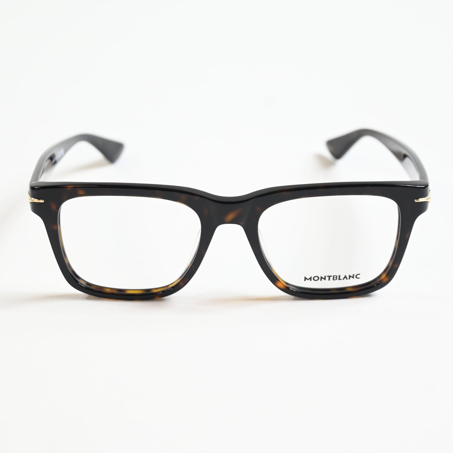 Montblanc MB0266O 002 Mens Authentic Eyeglasses Havana, 52mm - New