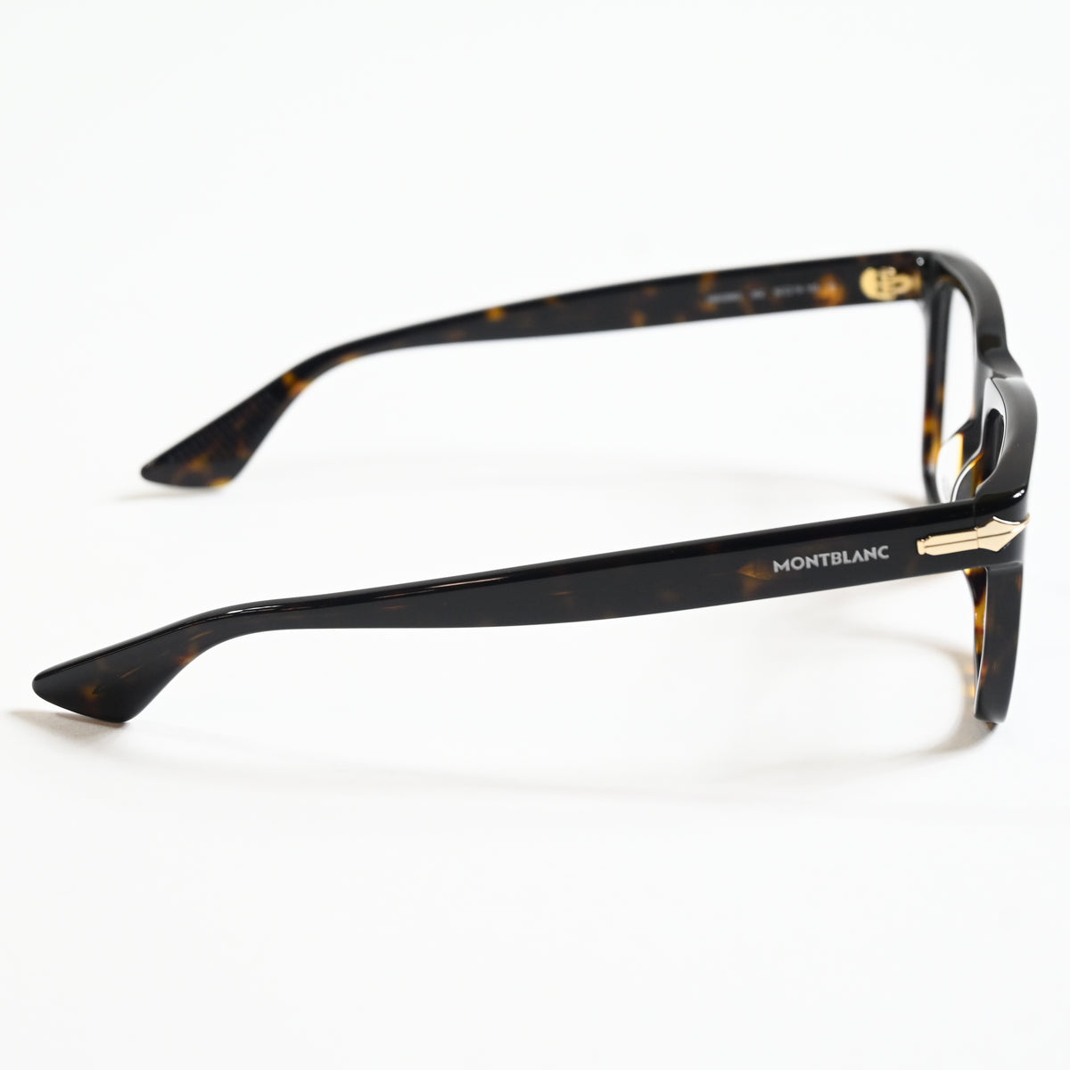 Montblanc MB0266O 002 Mens Authentic Eyeglasses Havana, 52mm - New
