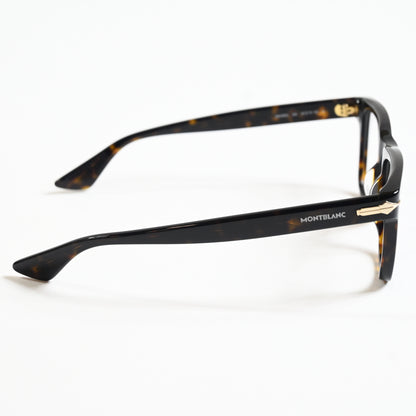 Montblanc MB0266O 002 Mens Authentic Eyeglasses Havana, 52mm - New