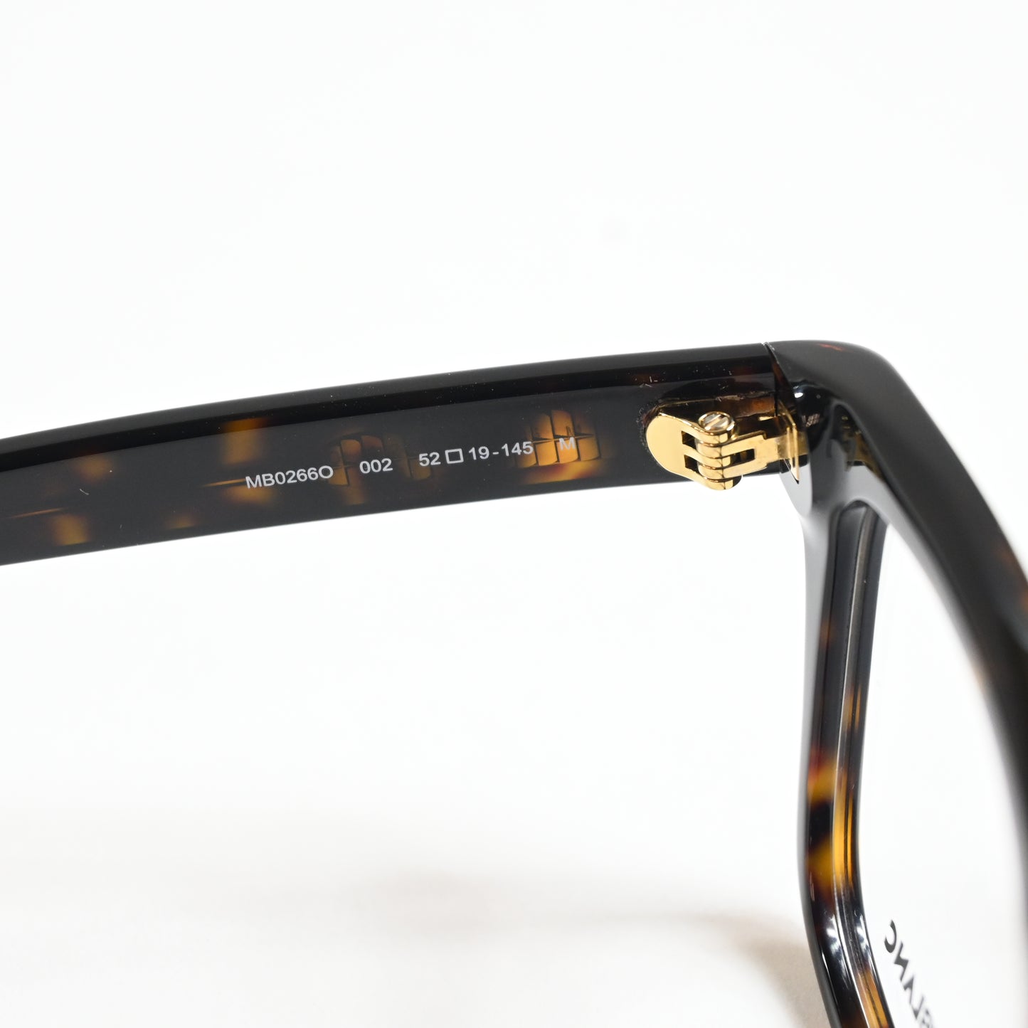 Montblanc MB0266O 002 Mens Authentic Eyeglasses Havana, 52mm - New