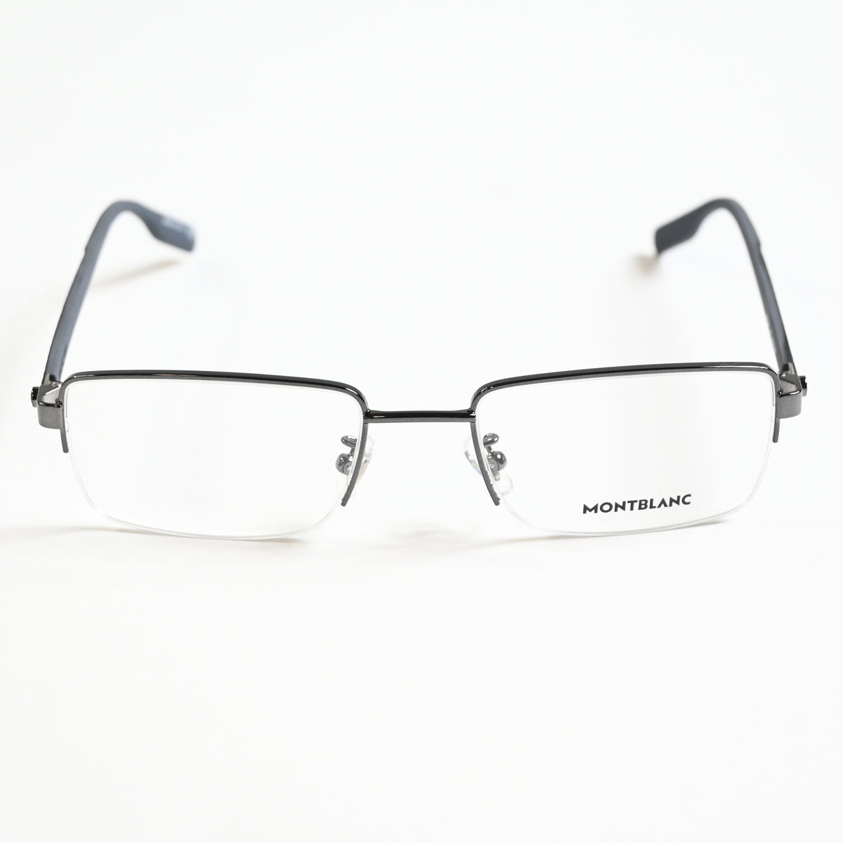 Montblanc MB0188O 003 Mens Authentic Eyeglasses Ruthenium, 55mm - New