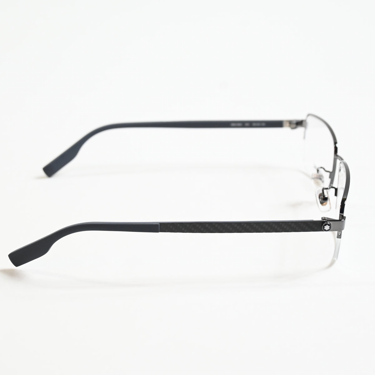 Montblanc MB0188O 003 Mens Authentic Eyeglasses Ruthenium, 55mm - New