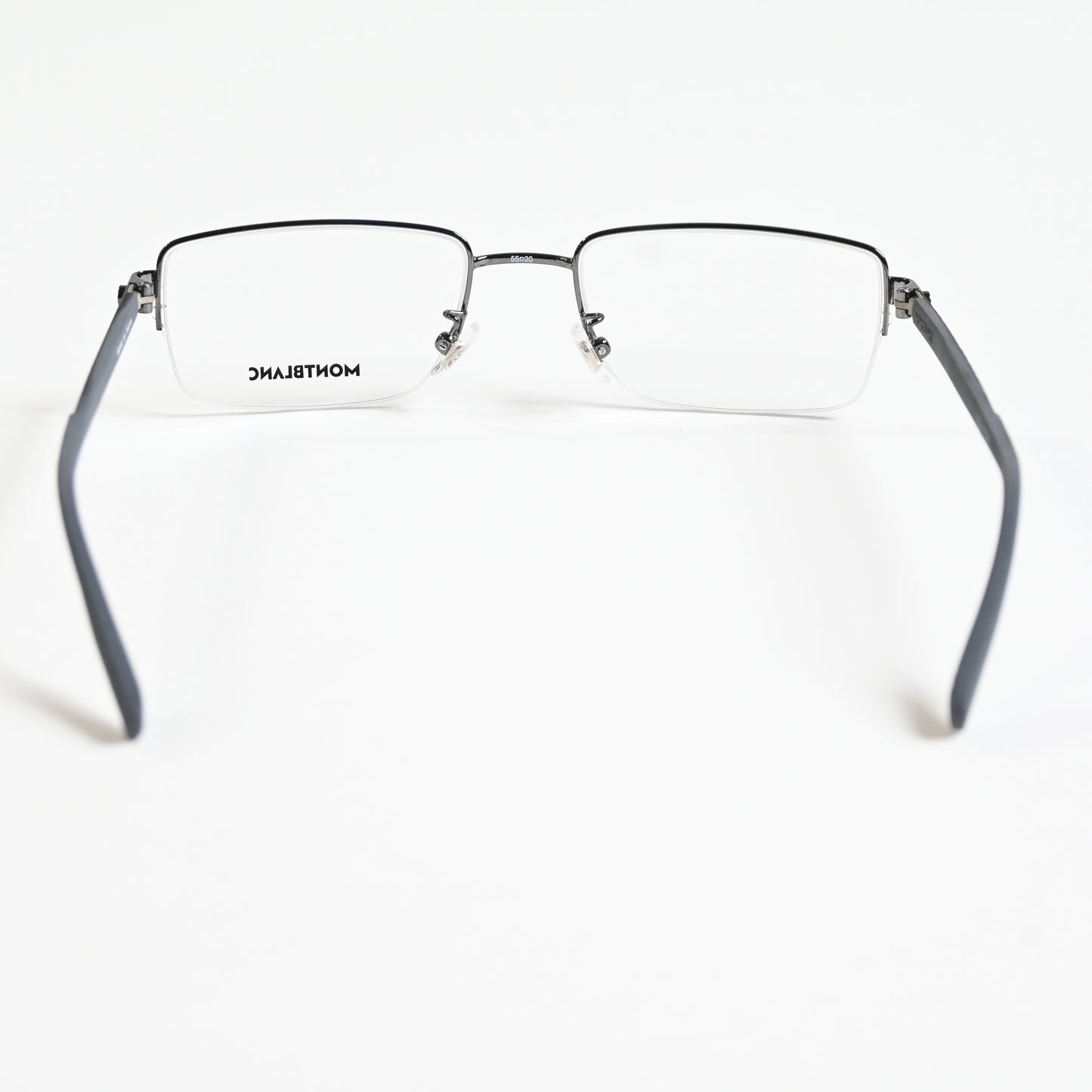 Montblanc MB0188O 003 Mens Authentic Eyeglasses Ruthenium, 55mm - New