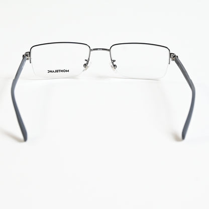 Montblanc MB0188O 003 Mens Authentic Eyeglasses Ruthenium, 55mm - New