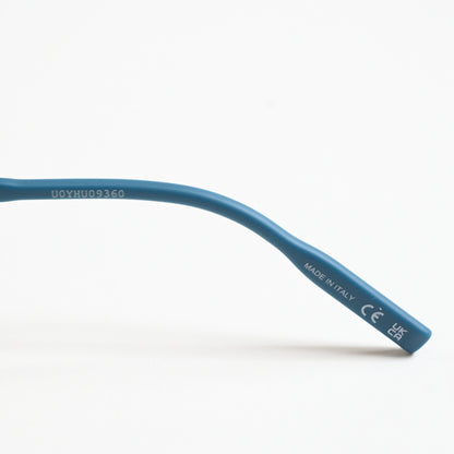 Montblanc MB0223O 005 Mens Authentic Eyeglasses Silver/Blue, 50mm - New