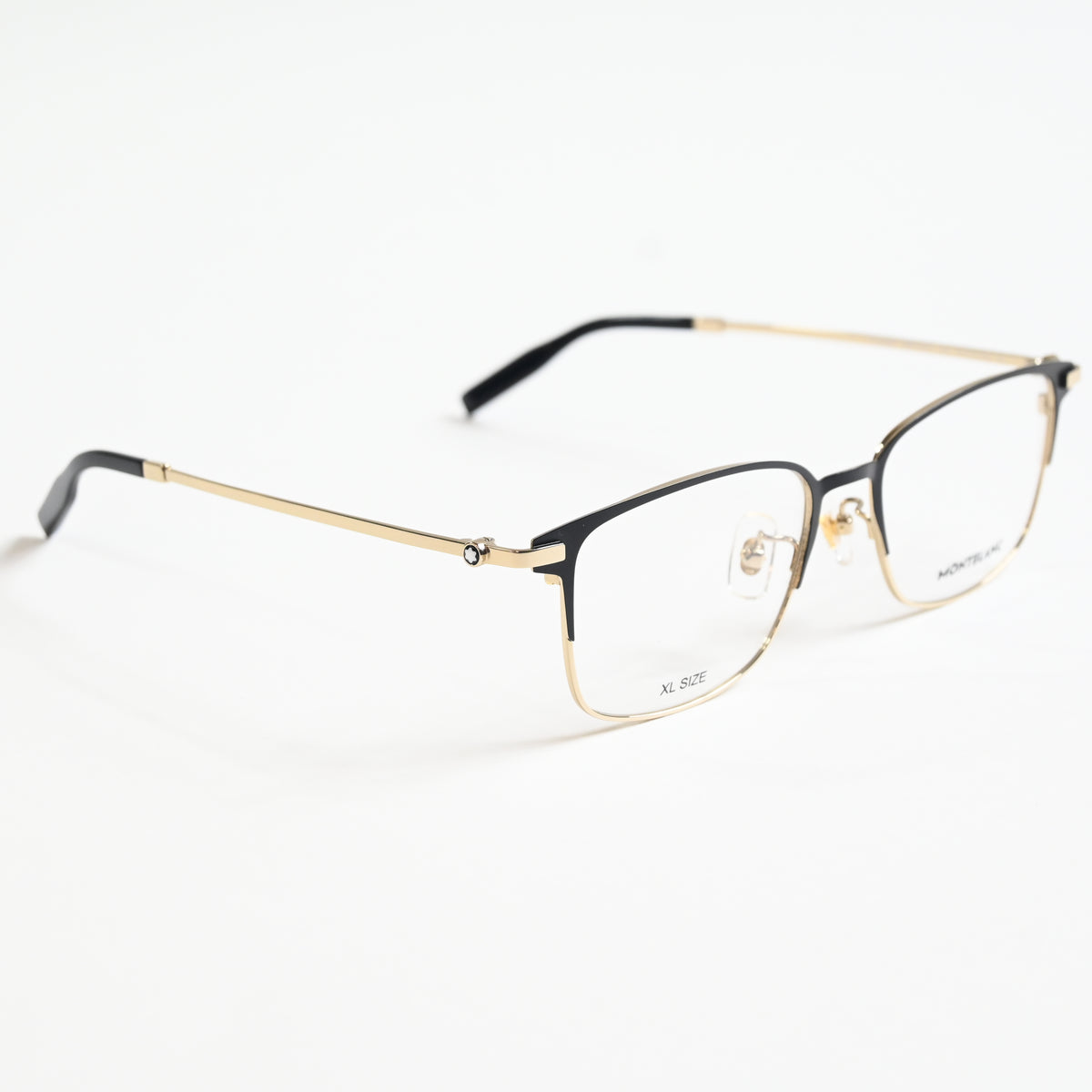 Montblanc MB0314OA 002 Mens Authentic Eyeglasses Black/Gold, 54mm - New
