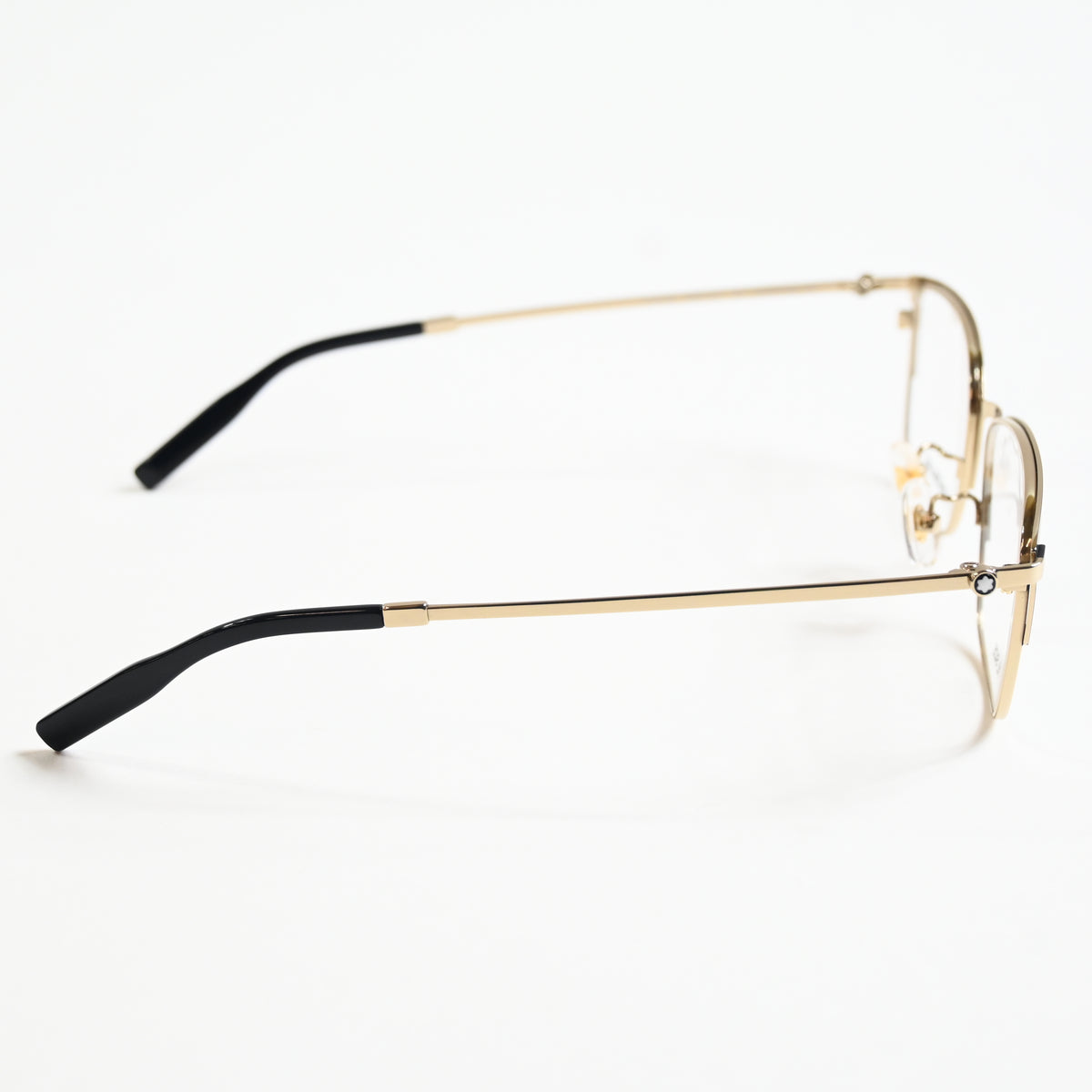 Montblanc MB0314OA 002 Mens Authentic Eyeglasses Black/Gold, 54mm - New