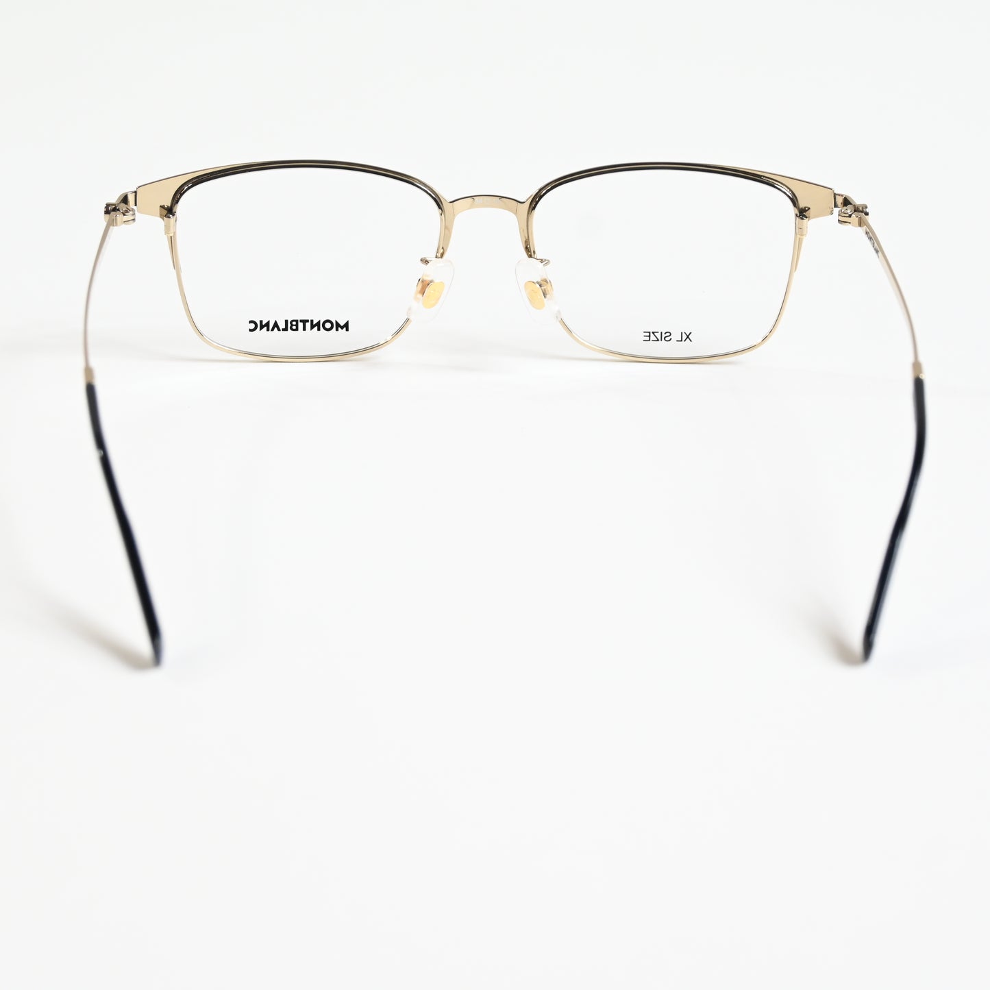 Montblanc MB0314OA 002 Mens Authentic Eyeglasses Black/Gold, 54mm - New