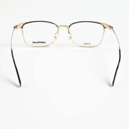 Montblanc MB0314OA 002 Mens Authentic Eyeglasses Black/Gold, 54mm - New