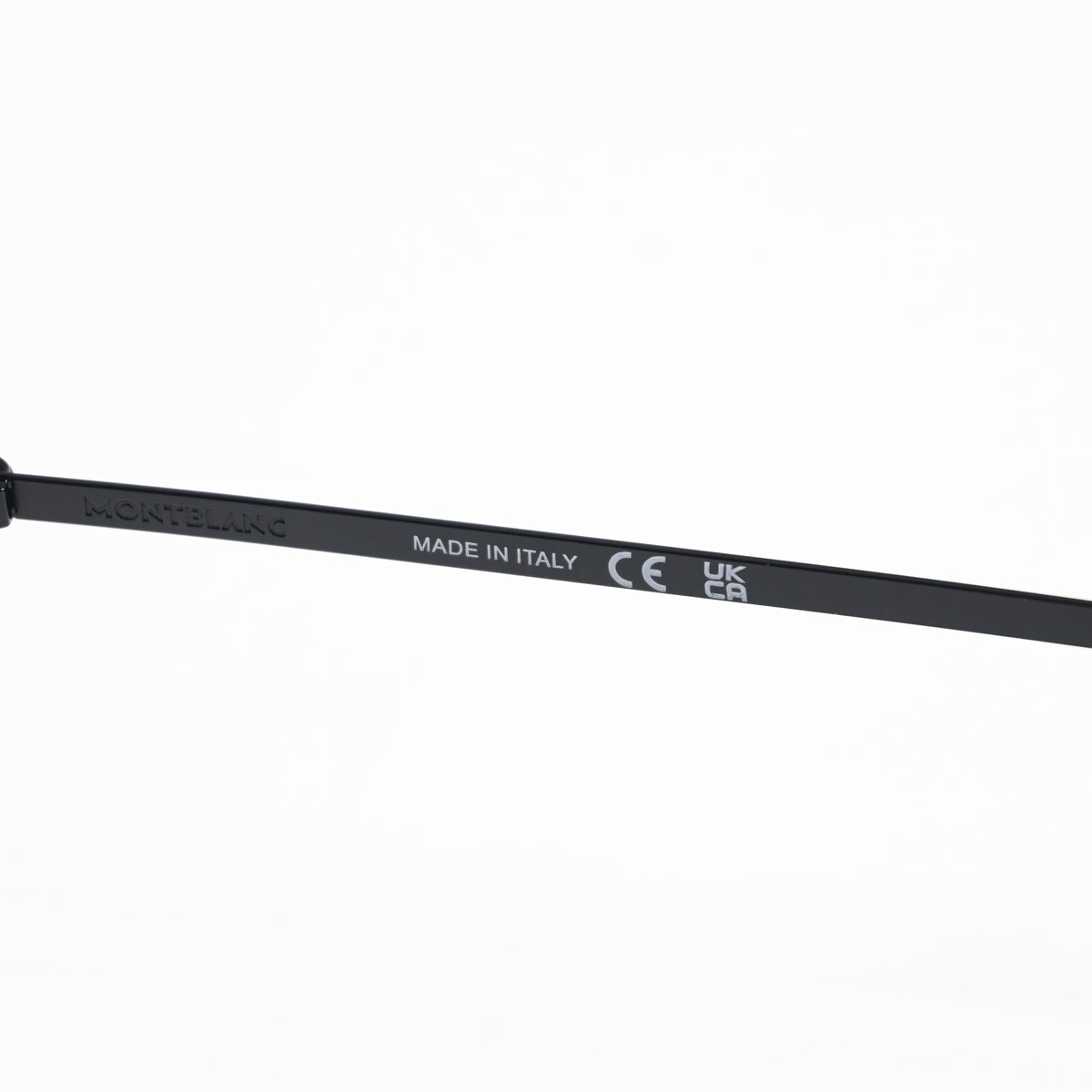 Montblanc MB0283O 001 Mens Authentic Eyeglasses Black/Gold, 55mm - New