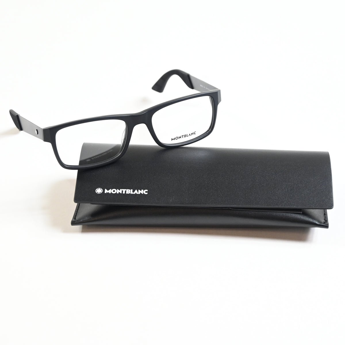 Montblanc MB0301O 001 Mens Authentic Eyeglasses Matte Black, 54mm - New