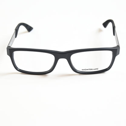 Montblanc MB0301O 001 Mens Authentic Eyeglasses Matte Black, 54mm - New