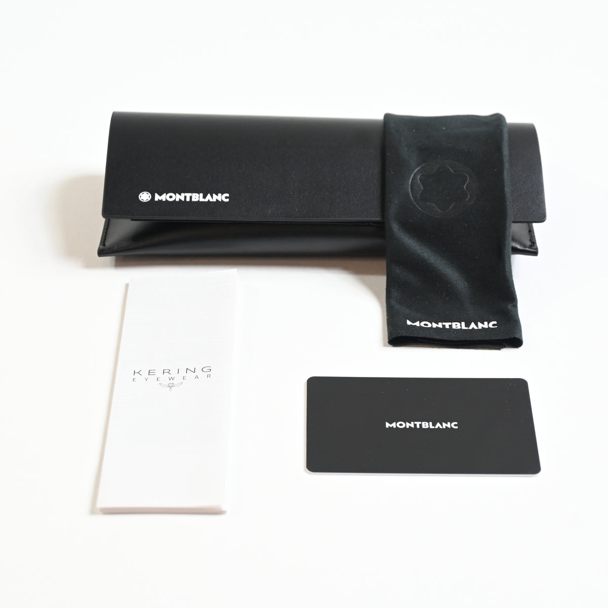 Montblanc MB0301O 001 Mens Authentic Eyeglasses Matte Black, 54mm - New