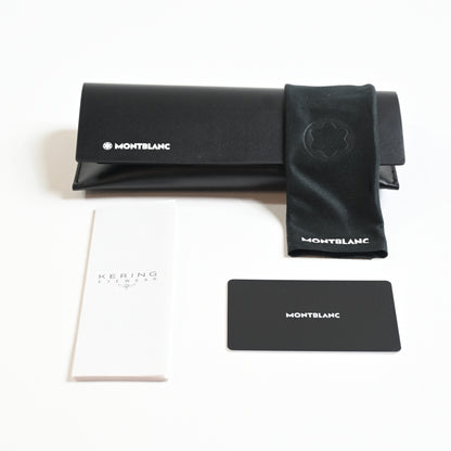 Montblanc MB0301O 001 Mens Authentic Eyeglasses Matte Black, 54mm - New