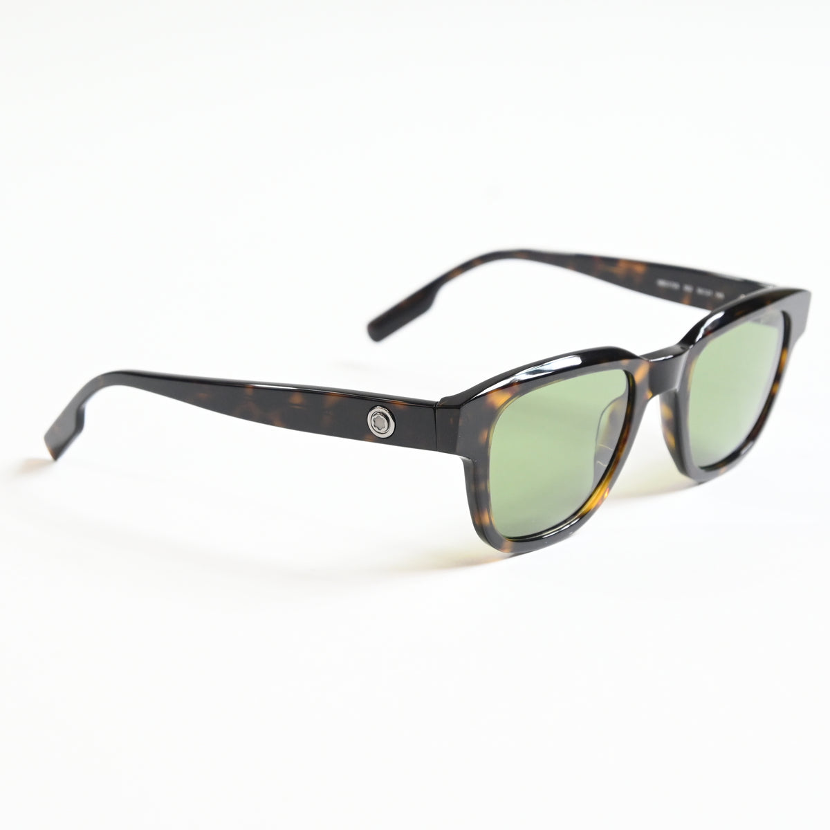 Montblanc MB0175S 002 Mens Authentic Sunglasses Havana/Green, 50mm - New