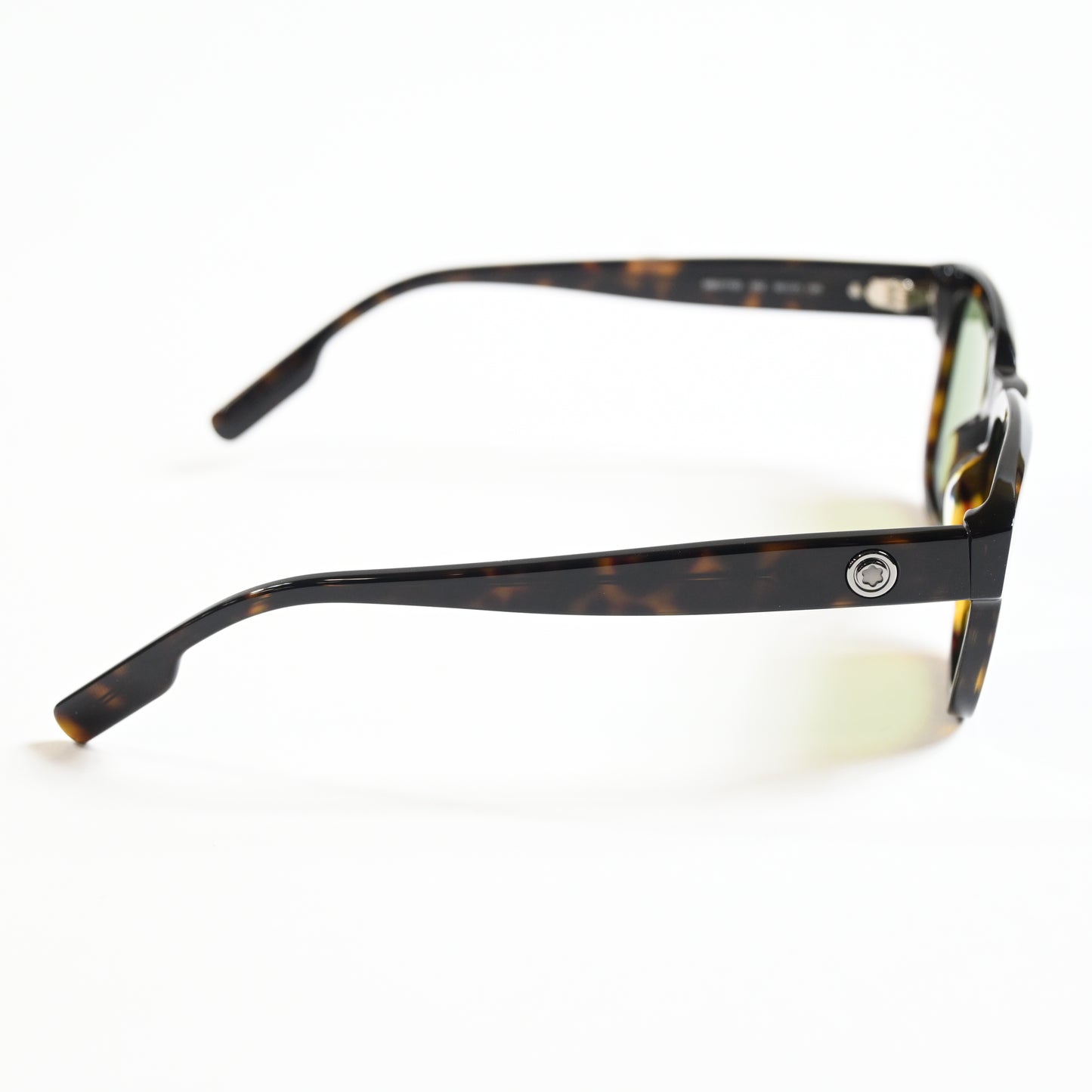 Montblanc MB0175S 002 Mens Authentic Sunglasses Havana/Green, 50mm - New