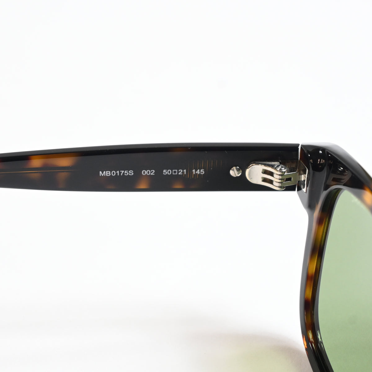 Montblanc MB0175S 002 Mens Authentic Sunglasses Havana/Green, 50mm - New