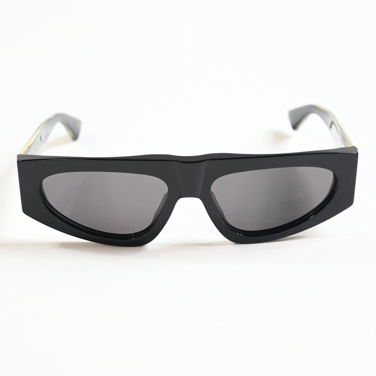 Bottega BV1277S 001 Womens Authentic Sunglasses Black/Gold, 57mm - New