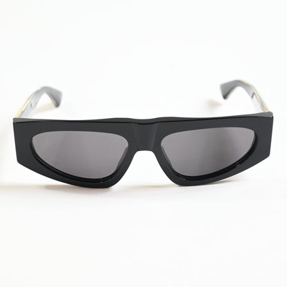 Bottega BV1277S 001 Womens Authentic Sunglasses Black/Gold, 57mm - New