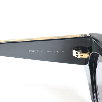 Bottega BV1277S 001 Womens Authentic Sunglasses Black/Gold, 57mm - New
