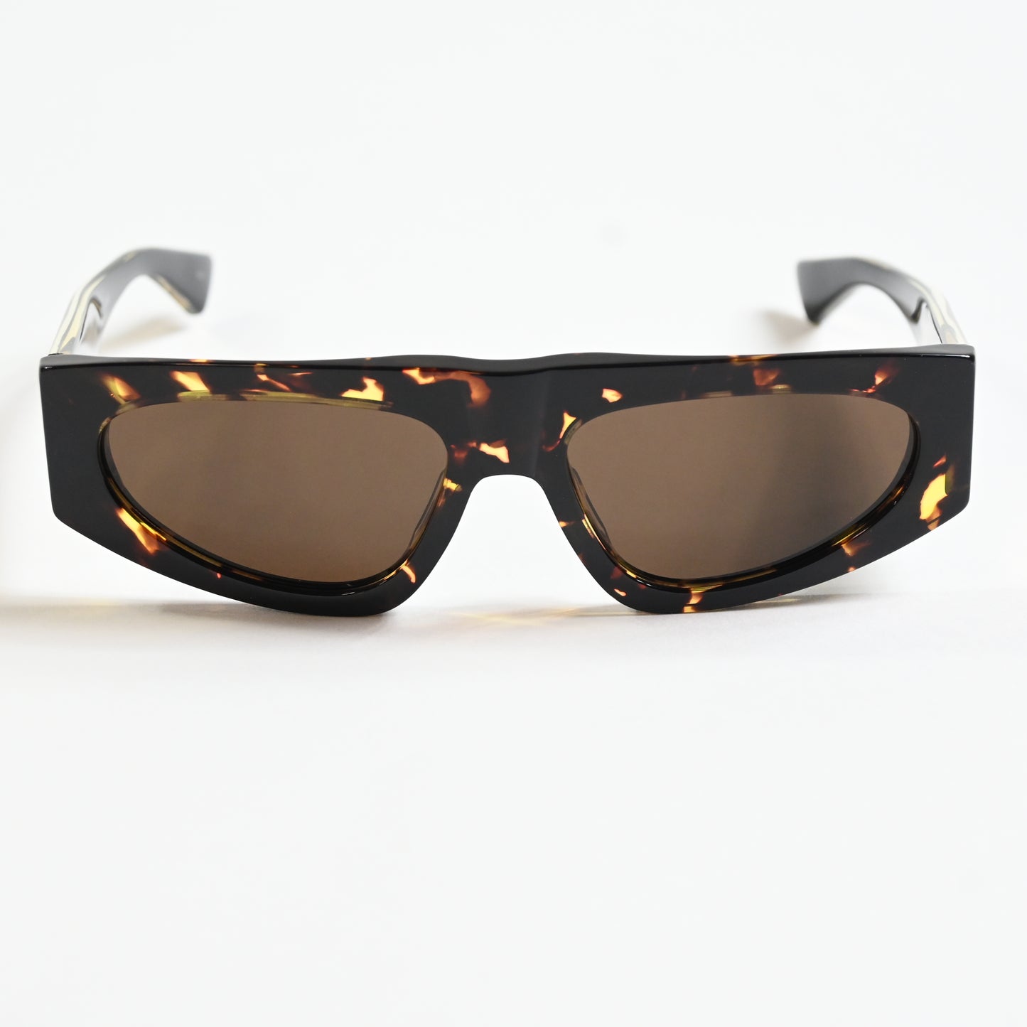 Bottega BV1277S 002 Womens Authentic Sunglasses Havana/Gold, 57mm - New