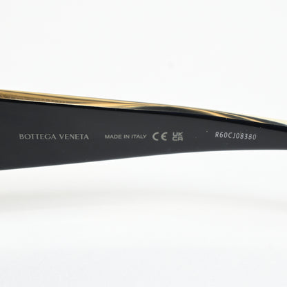 Bottega BV1277S 002 Womens Authentic Sunglasses Havana/Gold, 57mm - New
