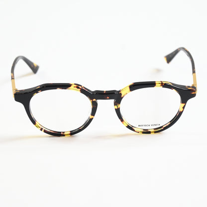 Bottega BV1263O 002 Mens Authentic Eyeglasses Havana/Gold, 48mm - New