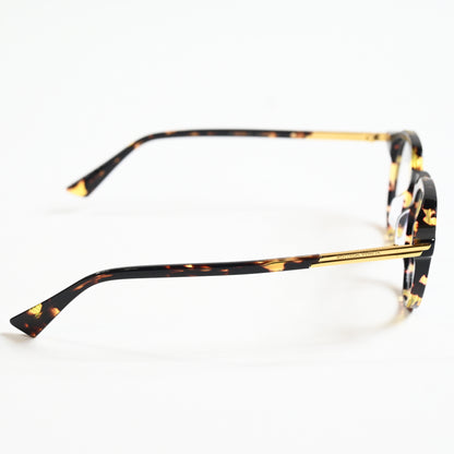 Bottega BV1263O 002 Mens Authentic Eyeglasses Havana/Gold, 48mm - New