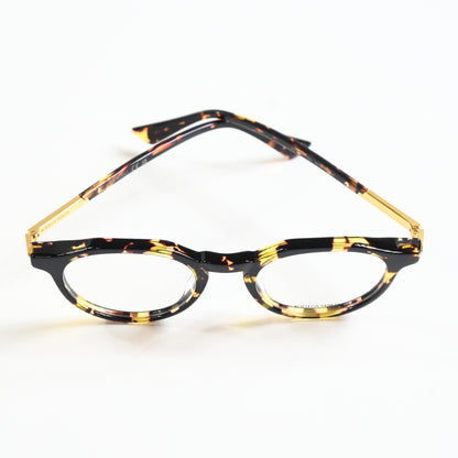 Bottega BV1263O 002 Mens Authentic Eyeglasses Havana/Gold, 48mm - New