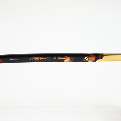 Bottega BV1263O 002 Mens Authentic Eyeglasses Havana/Gold, 48mm - New