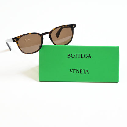 Bottega BV1253S 002 Womens Authentic Sunglasses Havana/Brown, 50mm - New