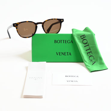 Bottega BV1253S 002 Womens Authentic Sunglasses Havana/Brown, 50mm - New