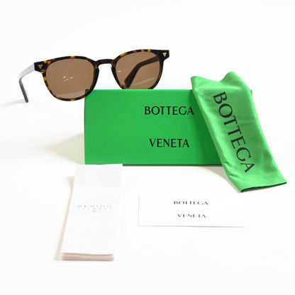 Bottega BV1253S 002 Womens Authentic Sunglasses Havana/Brown, 50mm - New