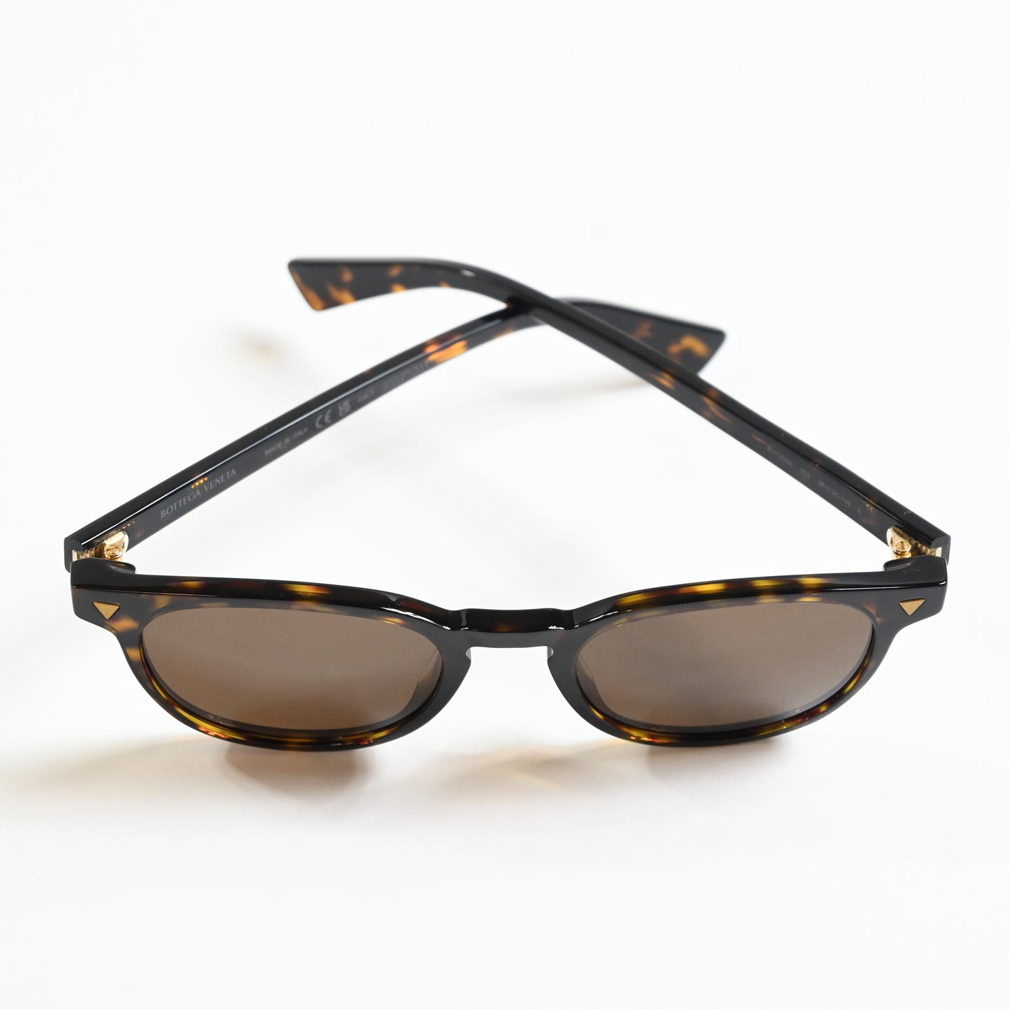 Bottega BV1253S 002 Womens Authentic Sunglasses Havana/Brown, 50mm - New