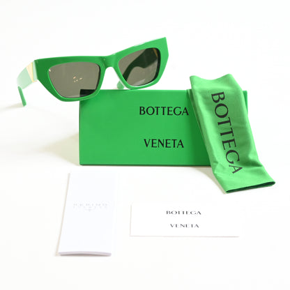 Bottega BV1177S 003 Womens Authentic Sunglasses Lime/Gold, 52mm - New