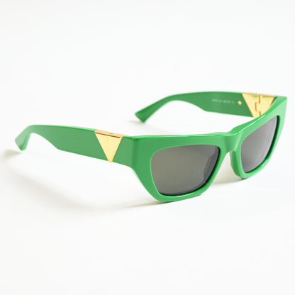 Bottega BV1177S 003 Womens Authentic Sunglasses Lime/Gold, 52mm - New