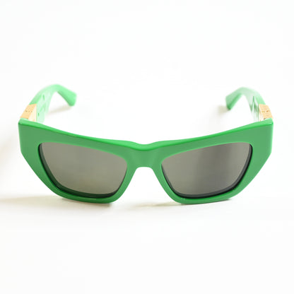 Bottega BV1177S 003 Womens Authentic Sunglasses Lime/Gold, 52mm - New