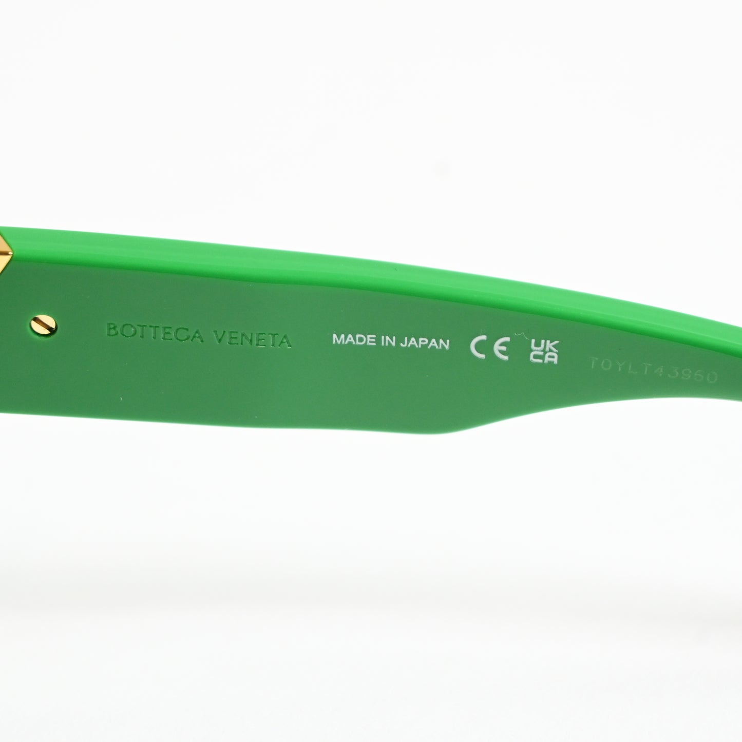 Bottega BV1177S 003 Womens Authentic Sunglasses Lime/Gold, 52mm - New